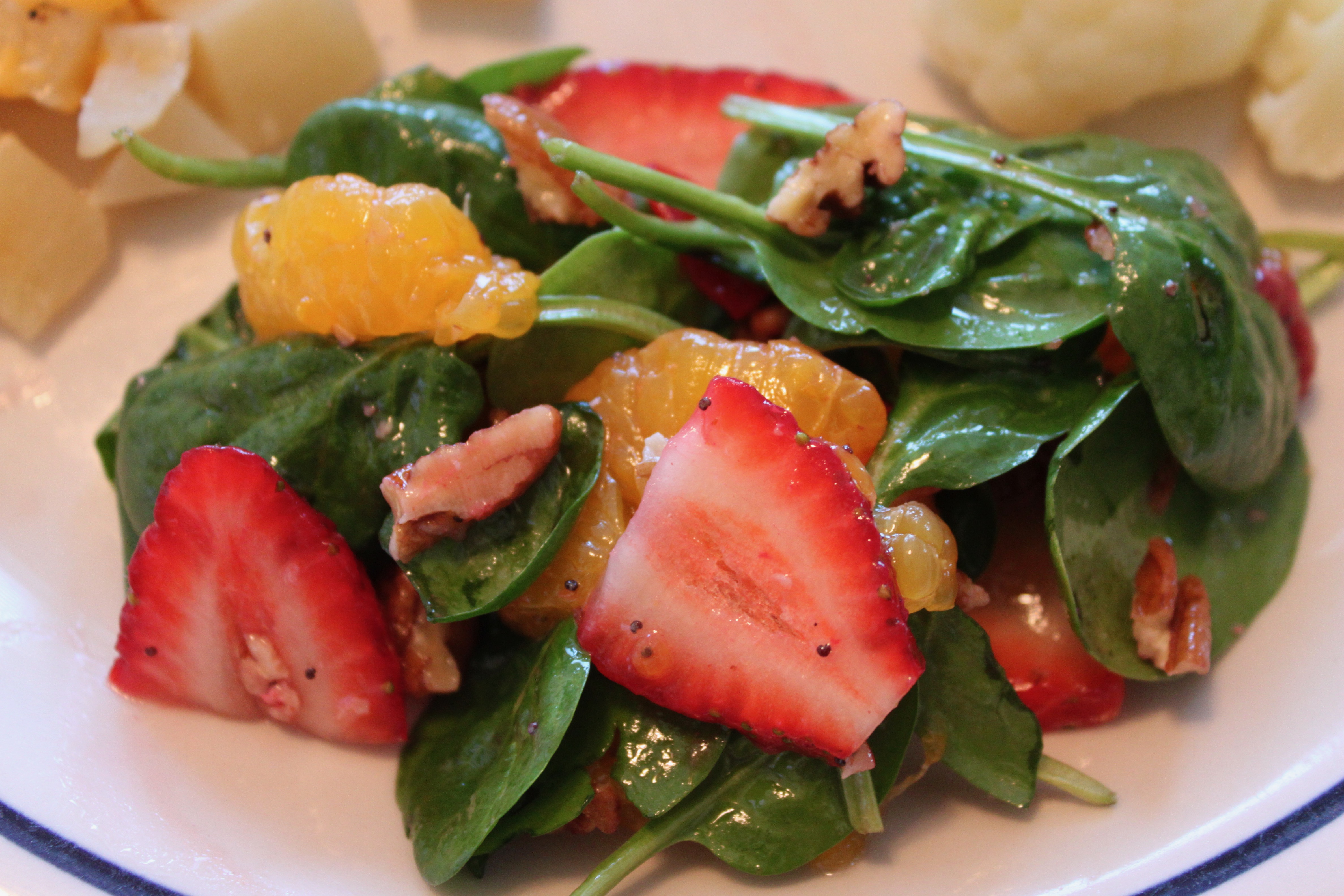 Strawberry Spinach Salad